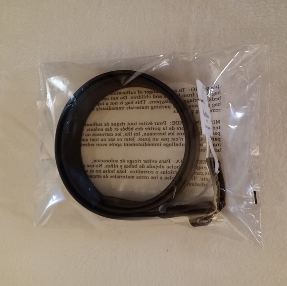 Men's Leather Belt - Strap with Heat Crease & Edge Stitch  (Dark Brown) - Picture 3 of 3